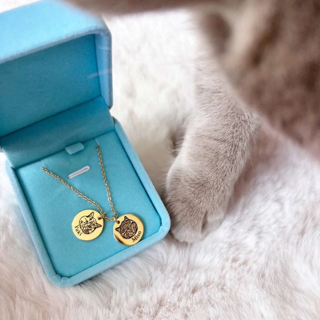 Collier Personnalisé Tête d'Animal
