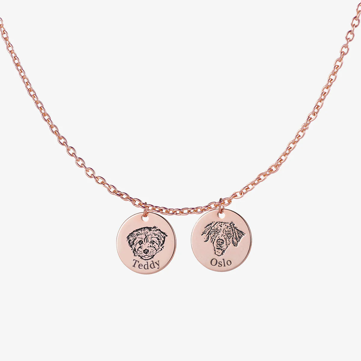 Collier Personnalisé Tête d'Animal