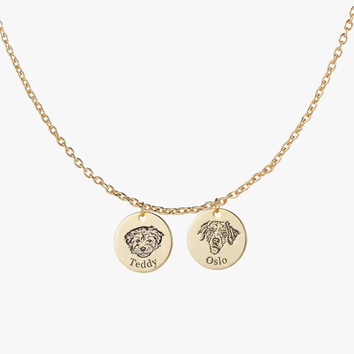 Collier Personnalisé Tête d'Animal