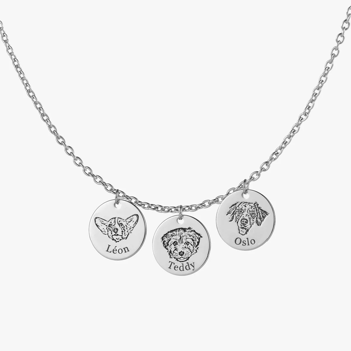 Collier Personnalisé Tête d'Animal