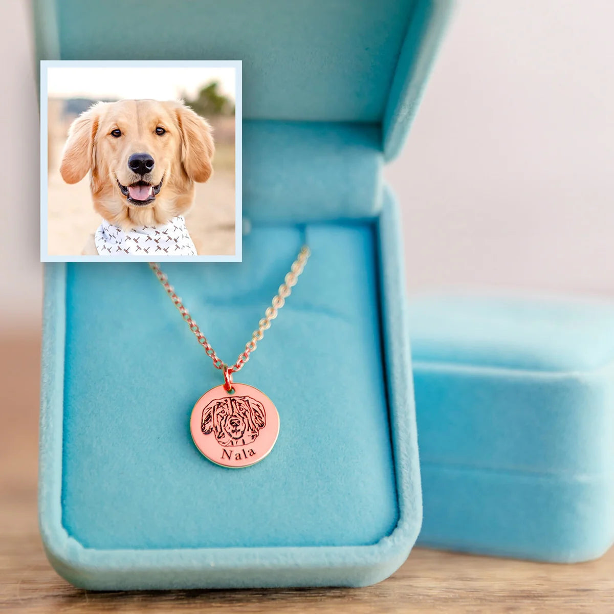 Collier Personnalisé Tête d'Animal