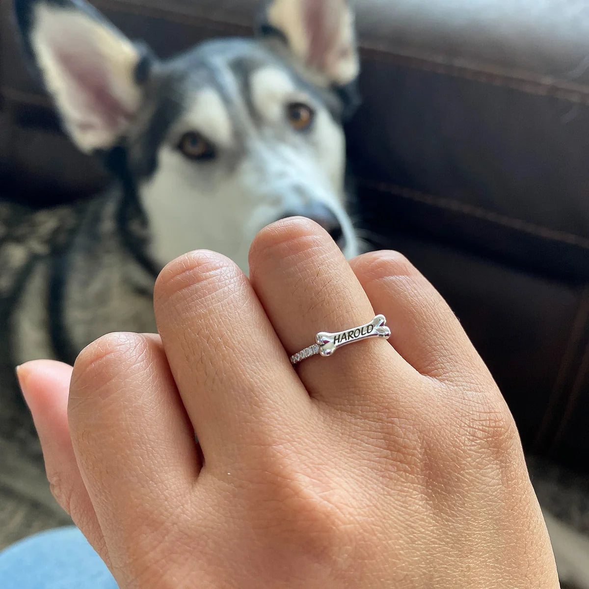 Bague Personnalisée Chien
