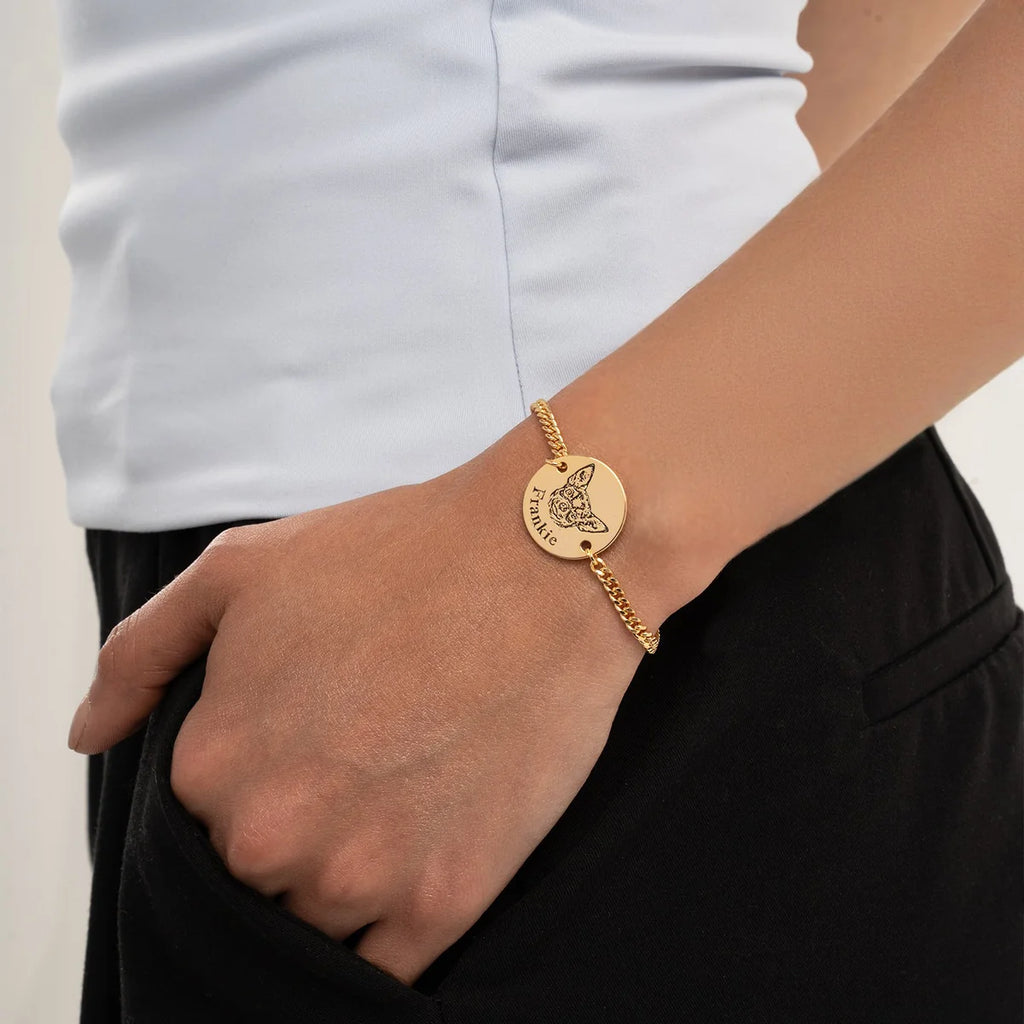 Bracelet Personnalisé Tête d'Animal