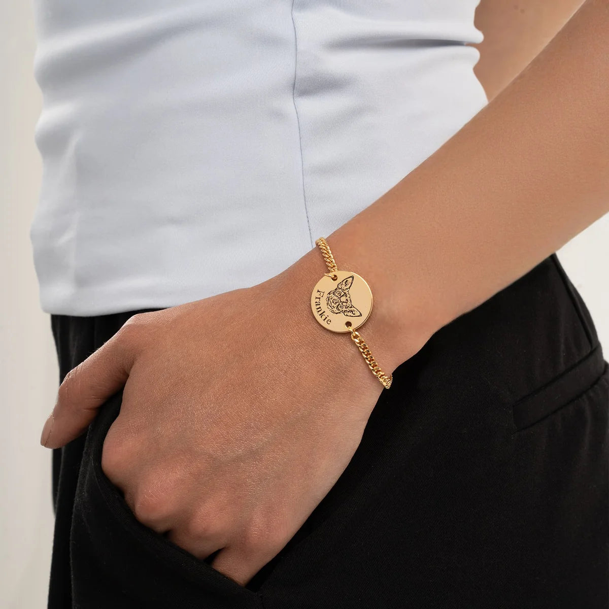 Bracelet Personnalisé Tête d'Animal