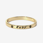 Bague Personnalisée Prénom Empilable