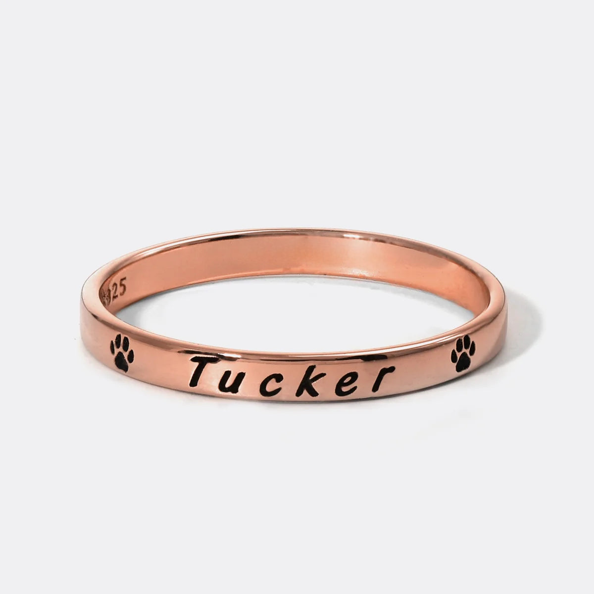 Bague Personnalisée Prénom Empilable