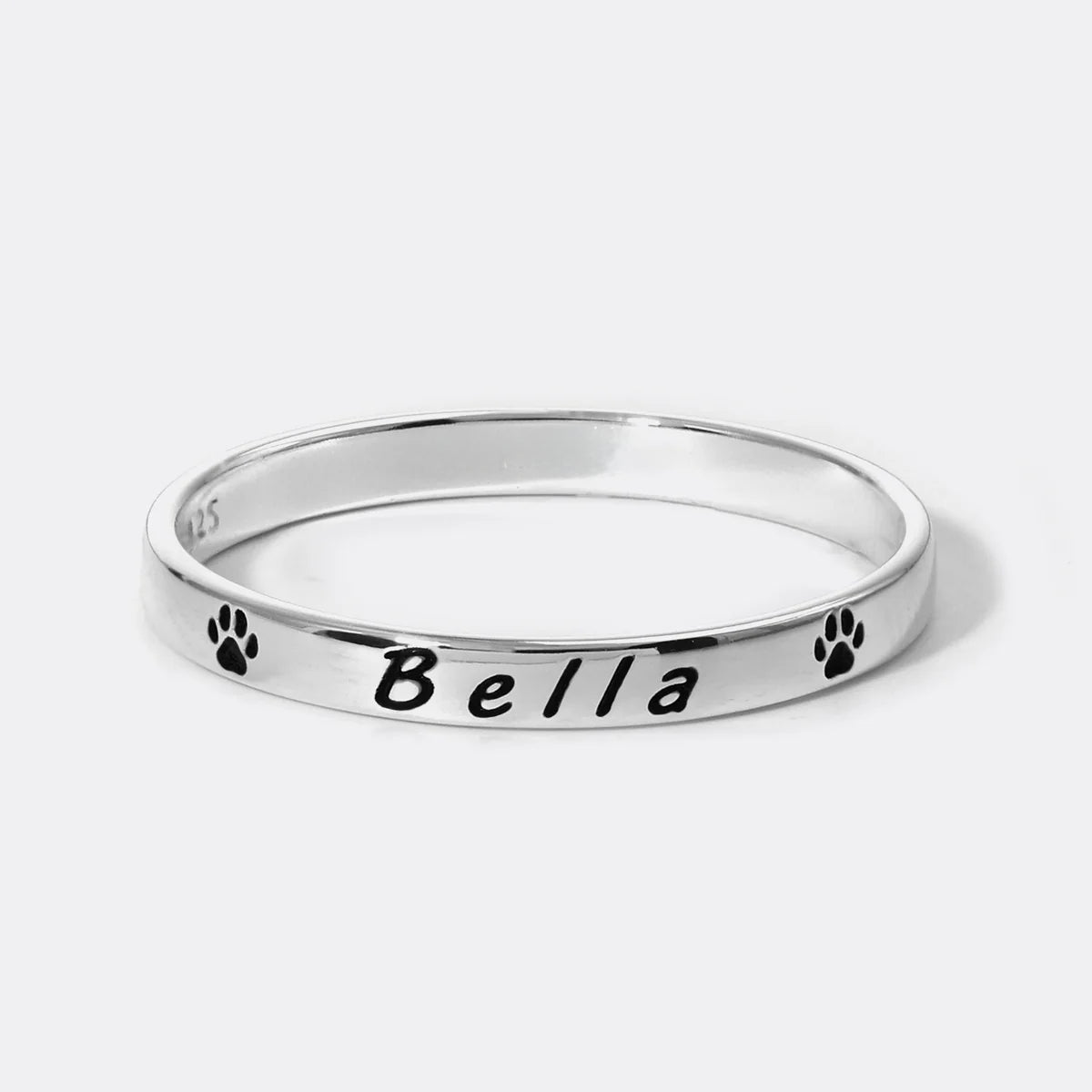 Bague Personnalisée Prénom Empilable
