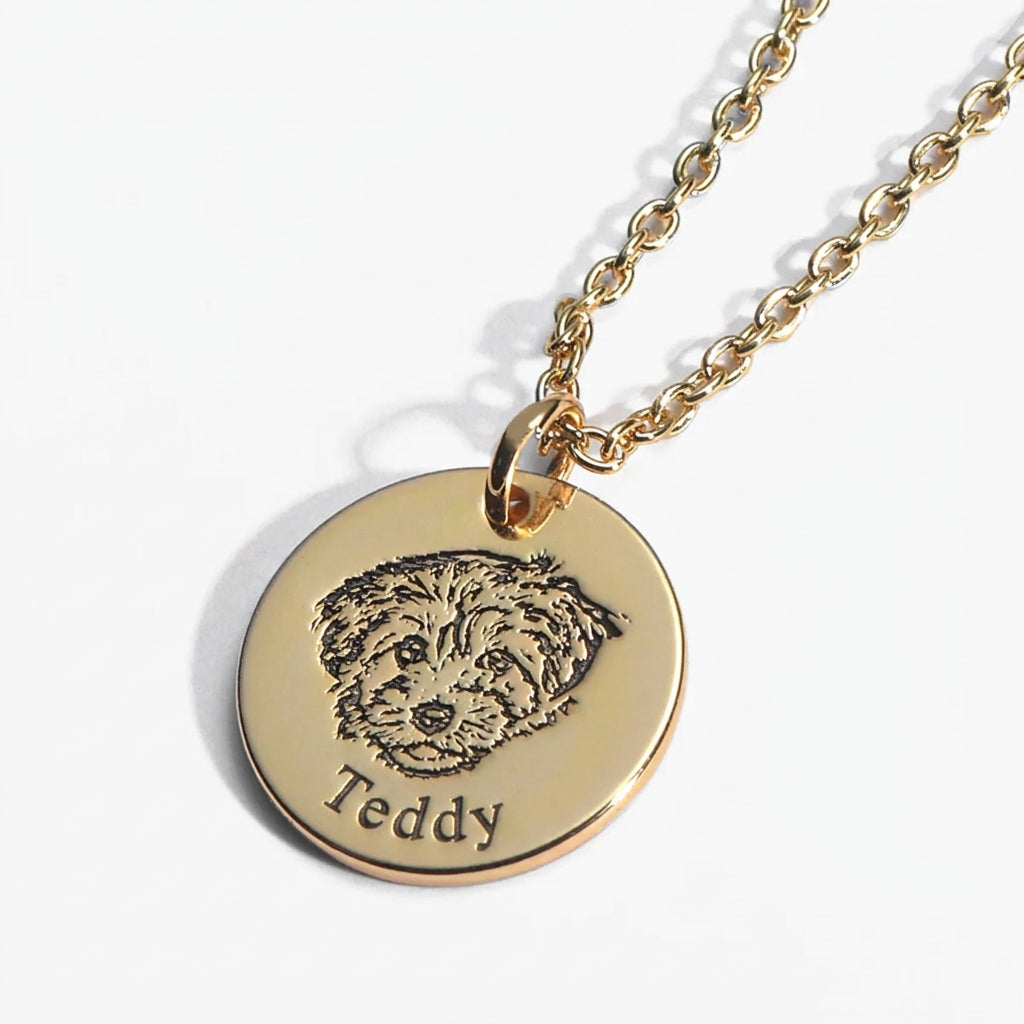 Collier Personnalisé Tête d'Animal