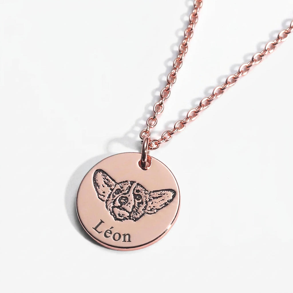 Collier Personnalisé Tête d'Animal